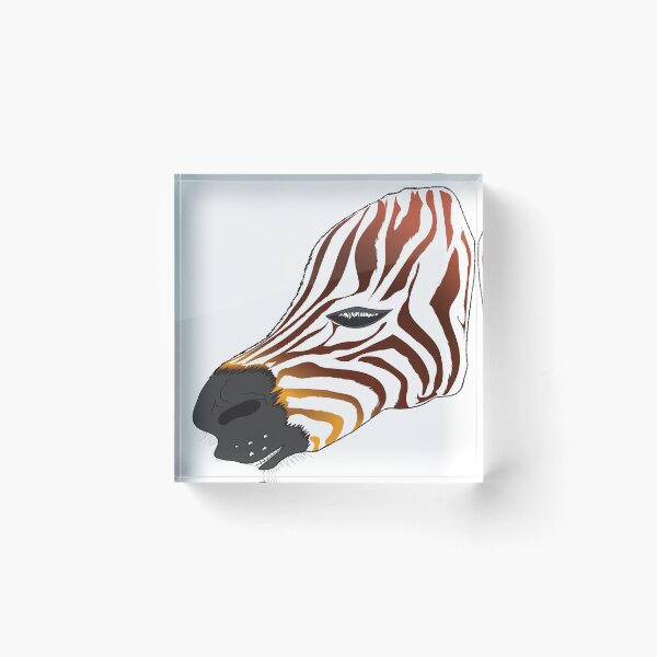 Item preview, Savanna Collection Just a Zebra Head designed and sold by Miza Drops.