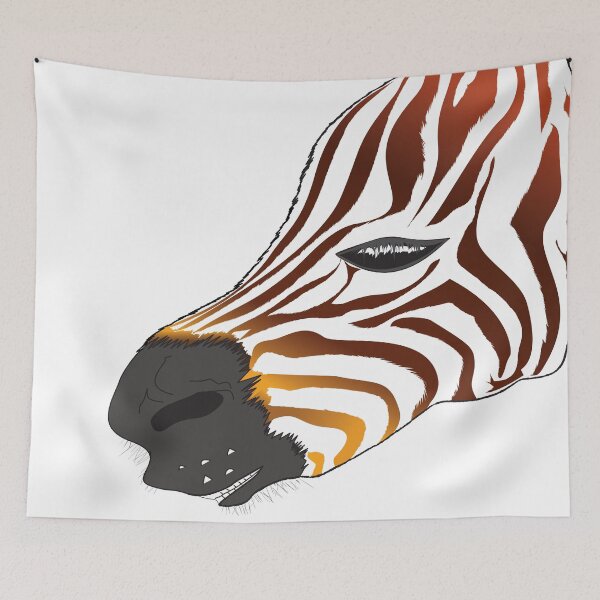 Item preview, Savanna Collection Just a Zebra Head designed and sold by Miza Drops.