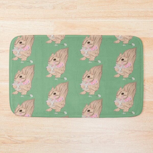 Item preview, Cute Animal Collection Cute Squirrel with White Daisy designed and sold by Miza Drops.