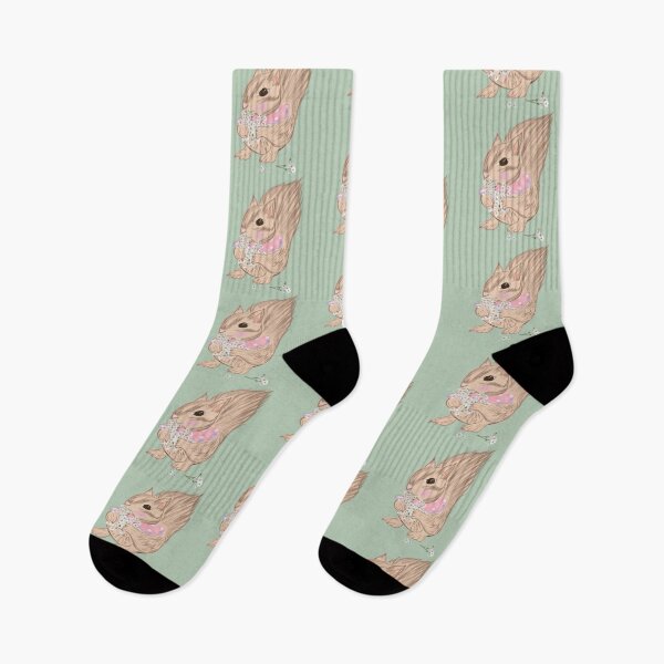 Item preview, Cute Animal Collection Cute Squirrel with White Daisy designed and sold by Miza Drops.