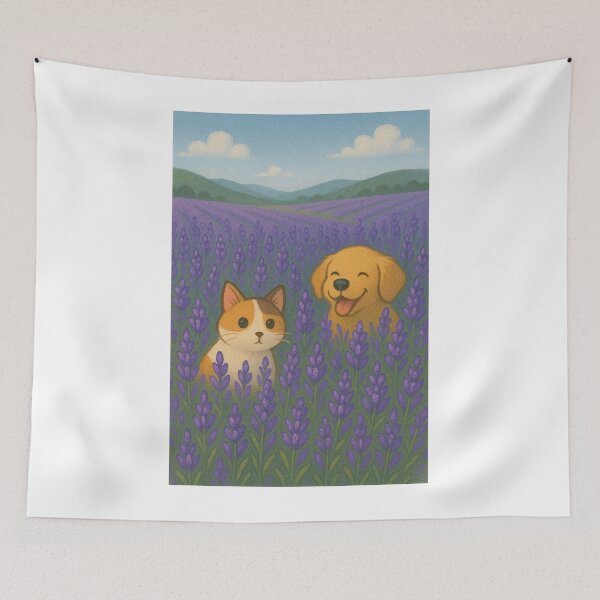 Item preview, Cat & Dog Hide and Seek designed and sold by Katchop.