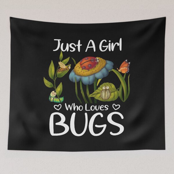 Item preview,  Just A Girl Who Loves Bugs. Funny Gift For Bugs Catcher designed and sold by ahmed2751989.