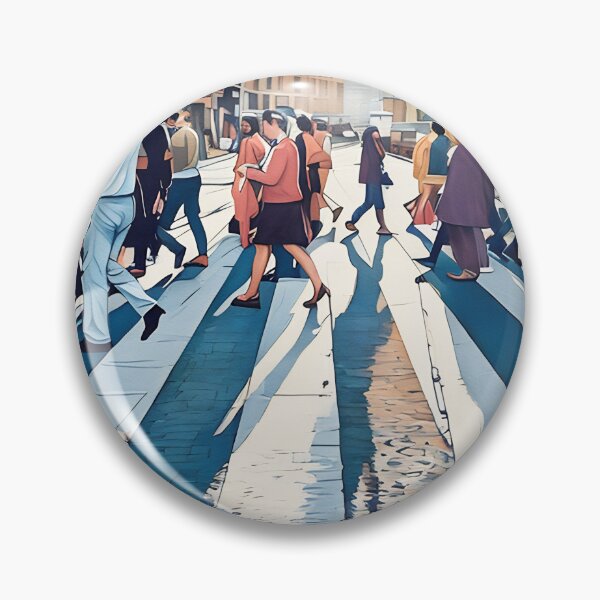Item preview, Pedestrians on a zebra crossing designed and sold by Harri-and-Jess.