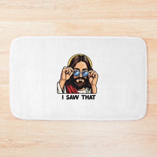 Item preview, Funny Jesus Sticker designed and sold by AriesArtCom.