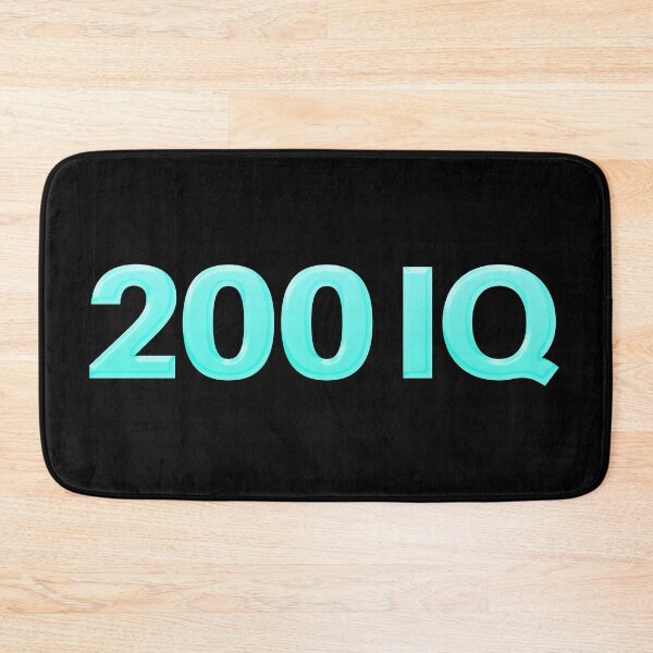 Item preview, 200 IQ in Turquoise designed and sold by Memes N Lore .