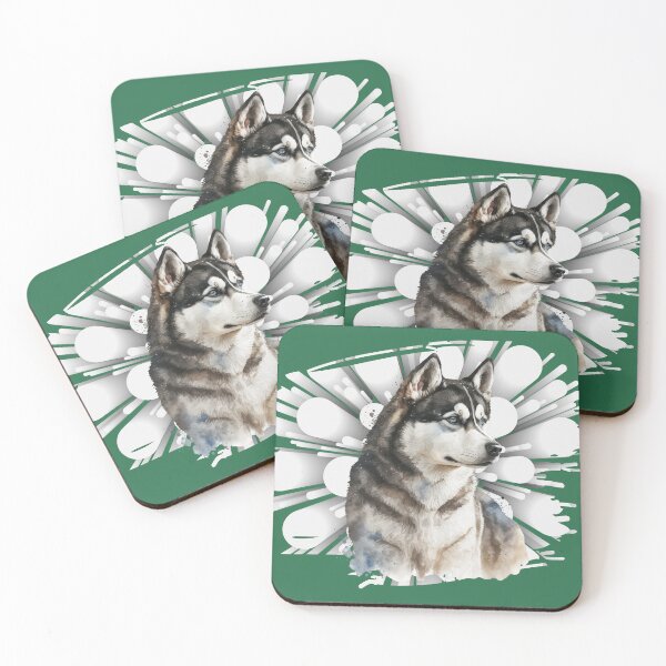 Item preview, Husky watercolor snow design designed and sold by A&AMoore0815.