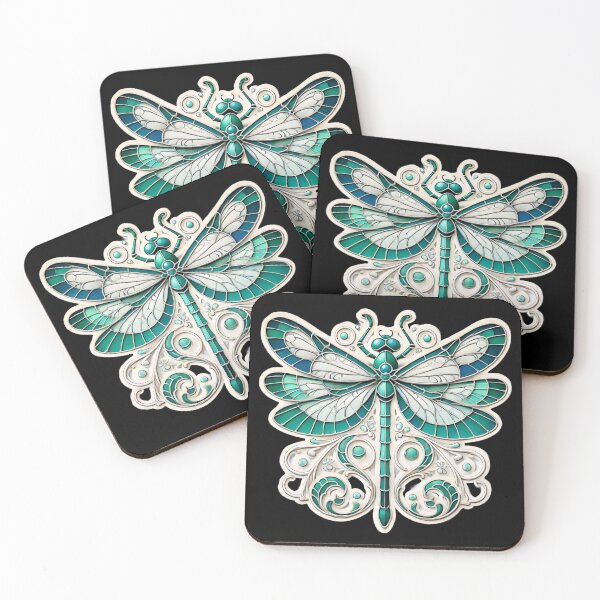 Item preview, Art Nouveau Dragonfly designed and sold by PinUpPizzazz.