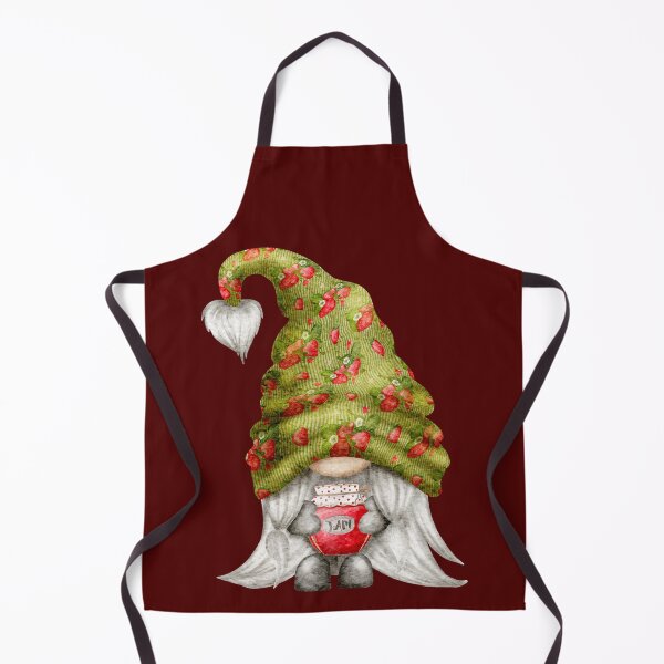 Item preview, Strawberry Jam Gnome Knit Hat Foodie Art designed and sold by SandyMDesigns.
