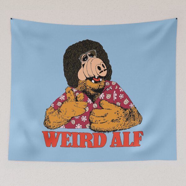 Item preview, Weird Alf designed and sold by Dimetrodon Drawingz.