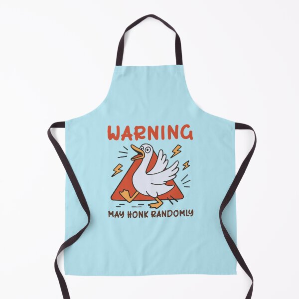 Item preview, Warning may honk randomly funny duck  designed and sold by BrownHorse90s.