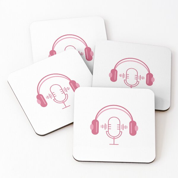 Item preview, Podcast Vibes_Pink designed and sold by Rainbowtree8.