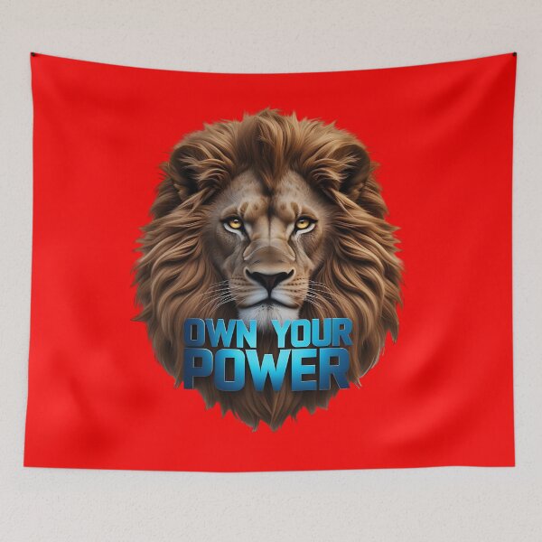 Item preview, Roaring Strength Empowering Lion Graphic  designed and sold by Bliss Find And Design.