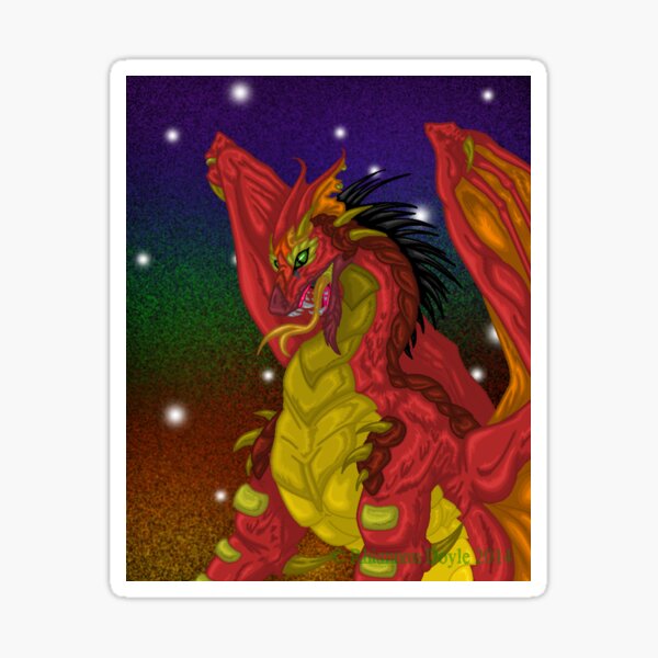 Sundar the Great Dragon Sticker