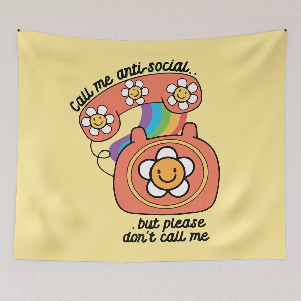 Item preview, Call me antisocial but please don't call me designed and sold by BrownHorse90s.