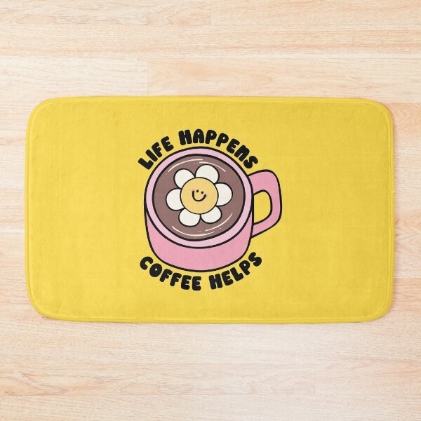 Item preview, Life happens coffee helps  designed and sold by BrownHorse90s.