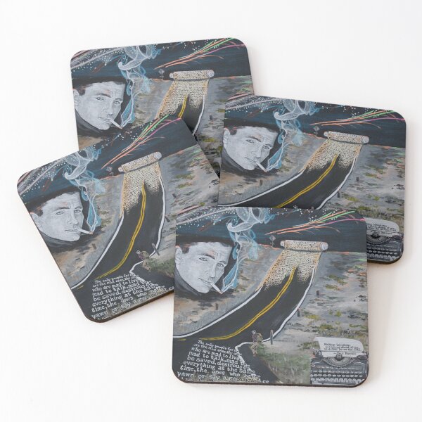 Item preview, Jack Kerouac Beat Generation On the Road painting designed and sold by ArtByAMReisig.