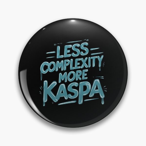 Item preview, Kaspa Because Blocks Don’t Break Promises designed and sold by RadDeck.
