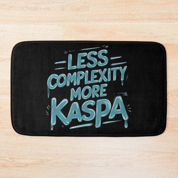 Item preview, Kaspa Because Blocks Don’t Break Promises designed and sold by RadDeck.