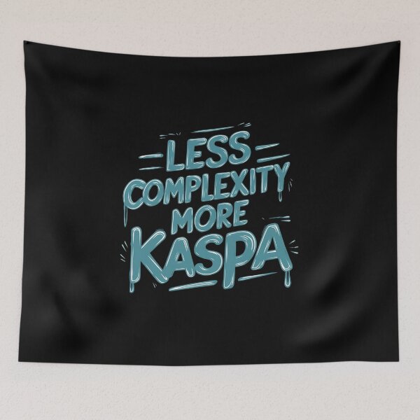 Item preview, Kaspa Because Blocks Don’t Break Promises designed and sold by RadDeck.