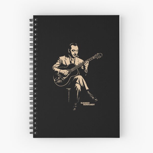 Item preview, Django Reinhardt Manouche Jazz Guitarist Illustration designed and sold by Boogosh.