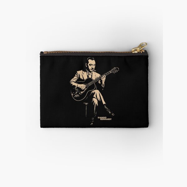 Item preview, Django Reinhardt Manouche Jazz Guitarist Illustration designed and sold by Boogosh.