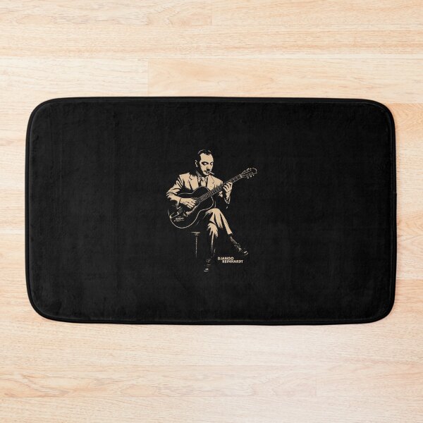 Item preview, Django Reinhardt Manouche Jazz Guitarist Illustration designed and sold by Boogosh.