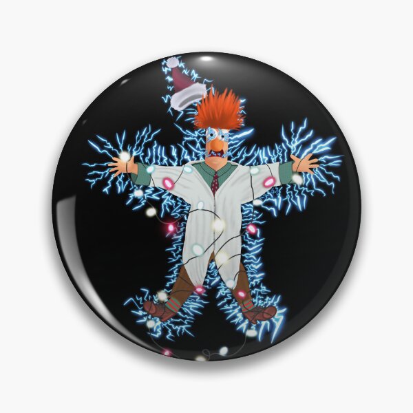 Item preview, Beaker's Christmas Vacation - Muppet Sticker designed and sold by BurntFishArt.