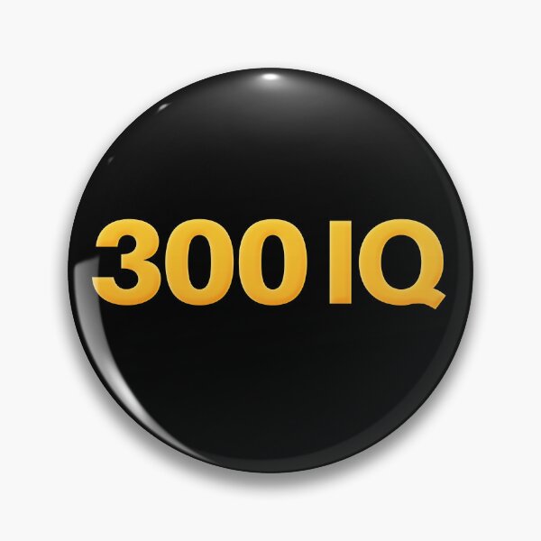 Item preview, 300 IQ in Yellow designed and sold by Memes N Lore .