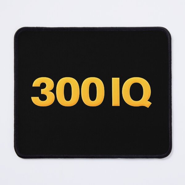 Item preview, 300 IQ in Yellow designed and sold by Memes N Lore .