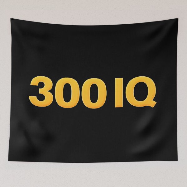 Item preview, 300 IQ in Yellow designed and sold by Memes N Lore .