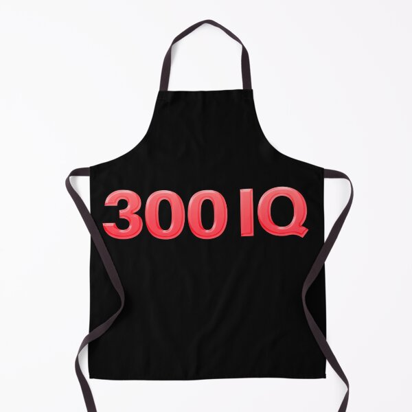 Item preview, 300 IQ in Red designed and sold by Memes N Lore .