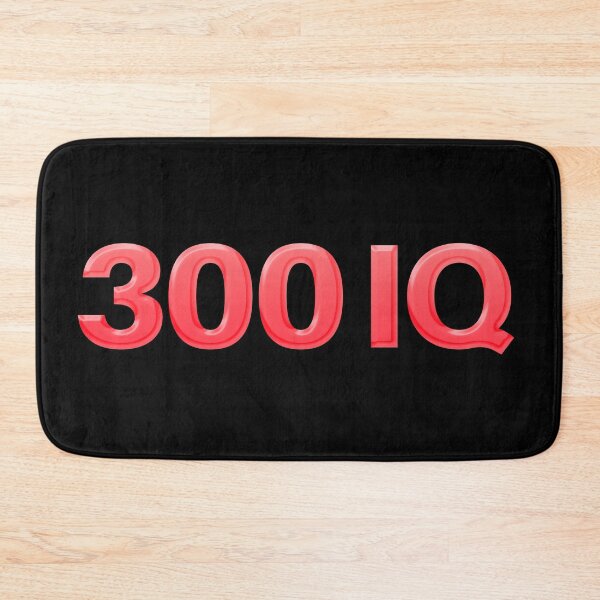 Item preview, 300 IQ in Red designed and sold by Memes N Lore .