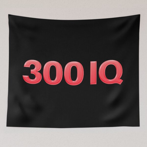 Item preview, 300 IQ in Red designed and sold by Memes N Lore .