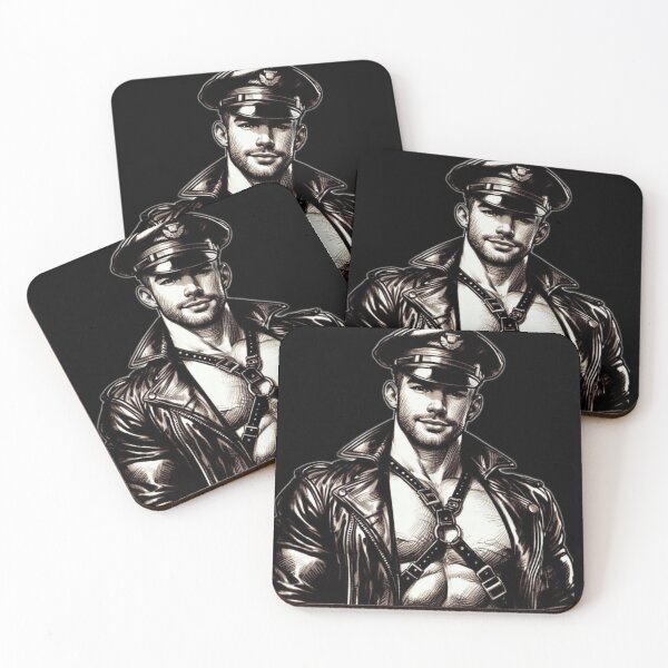 Item preview, British Gay Pride Leather Daddy Leder Pride Graphic Design designed and sold by ItsAKinkThing.