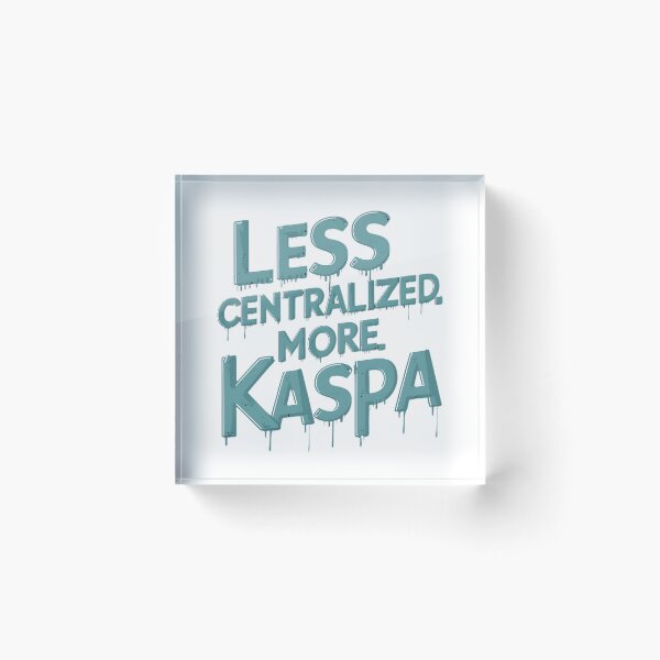 Item preview, Kaspa Runs on Proof. Not Permission. designed and sold by RadDeck.
