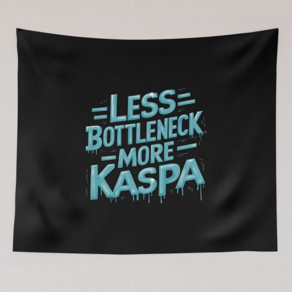 Item preview, Kaspa Confirms Before You Can Doubt designed and sold by RadDeck.