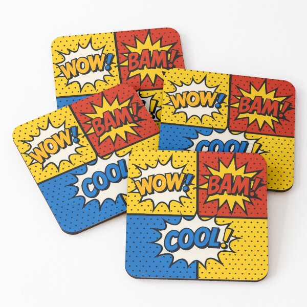 Item preview, Bright Pop Art Style Comic Phrase with Bold Colors and Speech Bubbles designed and sold by Rue Market.