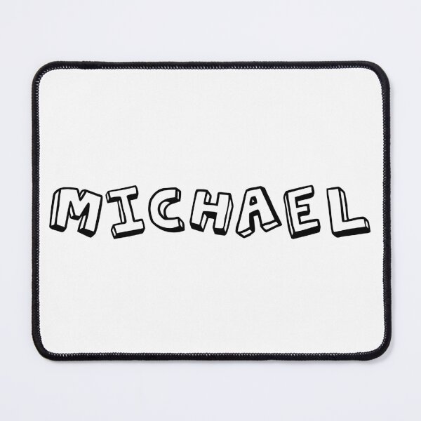 Item preview, typography "Michael" english name tag sticker designed and sold by tonylau81.