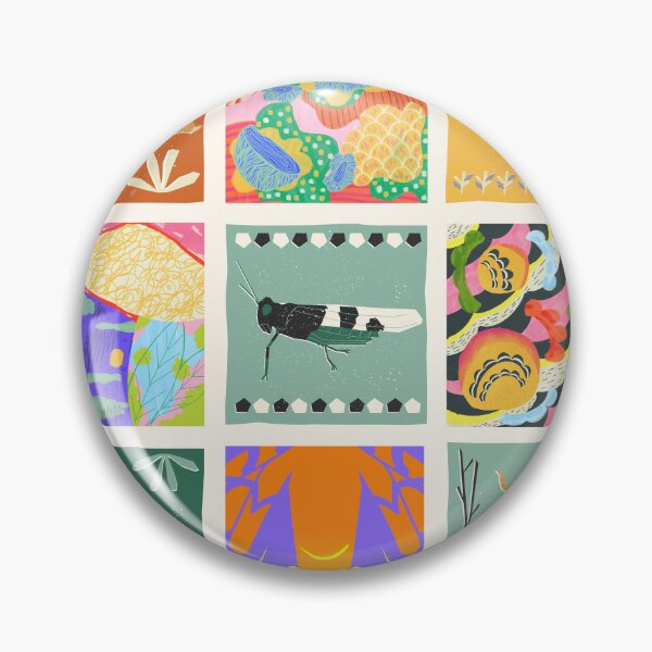 Item preview, "Insect Echo" Pattern Art – Nature-Inspired Pop Design designed and sold by lunacustomsph.