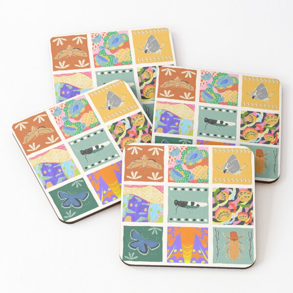 Item preview, "Insect Echo" Pattern Art – Nature-Inspired Pop Design designed and sold by lunacustomsph.