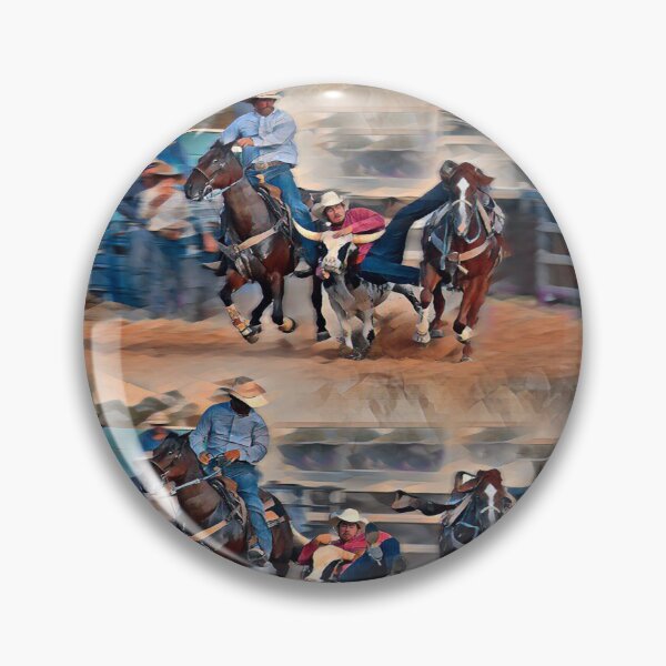 Artikelvorschau, BULL DOGGING, STEER WRESTLING, entworfen und verkauft von Barbara Jean Photo Art And Design.