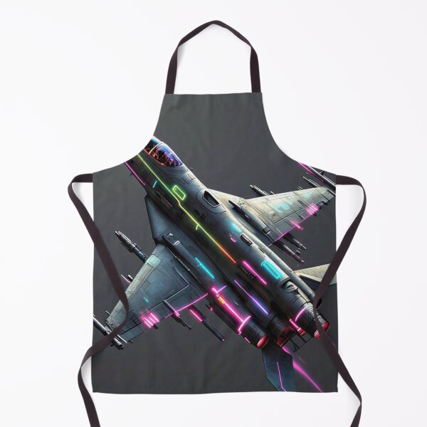 Item preview, "Vibrante avión de neón del futuro" designed and sold by ONESTARTS ARTS.