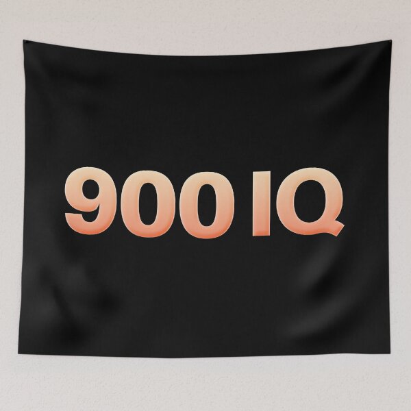 Item preview, 900 IQ in Peach designed and sold by Memes N Lore .