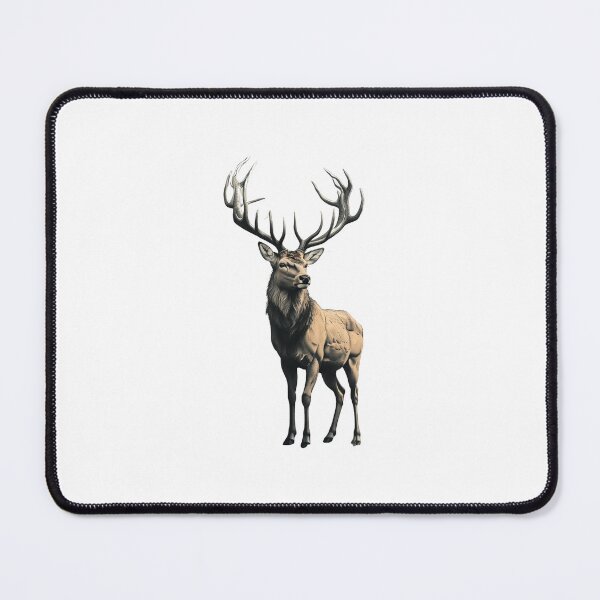 Item preview, Majestic Deer Standing Proudly Displaying Its Grand Antlers in Nature designed and sold by Rue Market.