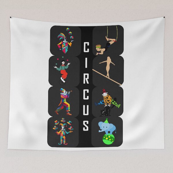 Item preview, Amazing Circus – Whimsical and Bold Vintage-Inspired Design Celebrating Circus Magic designed and sold by ArtsyExplorer.
