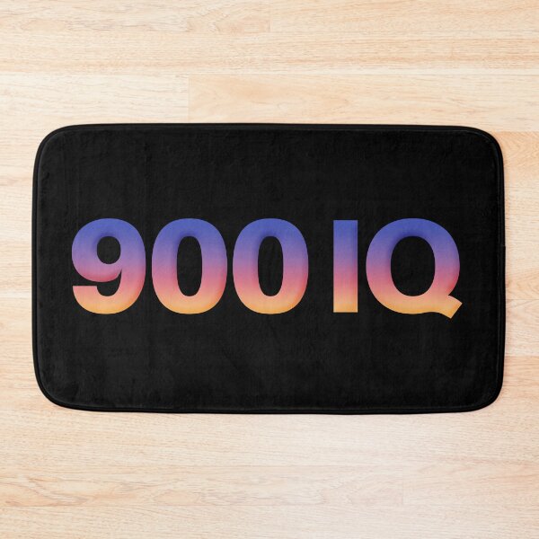 Item preview, 900 IQ in Sunset Gradient designed and sold by Memes N Lore .