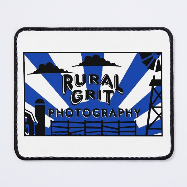 Artikelvorschau, Offizielles Rural Grit Photography Logo in Blau entworfen und verkauft von BIMMIG.