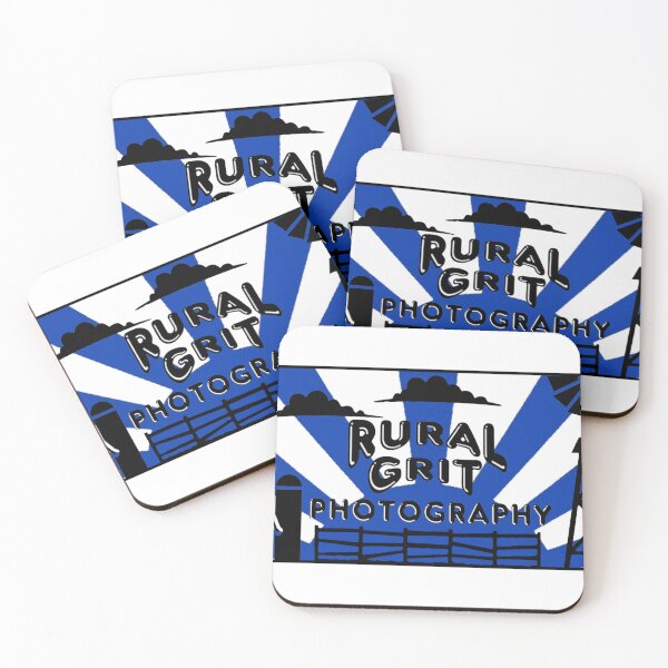 Item preview, Official Rural Grit Photography Logo in blue designed and sold by BIMMIG.