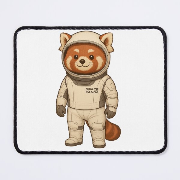Item preview, Red Panda Astronaut In Moden Spacesuit designed and sold by joeyspookspopup.