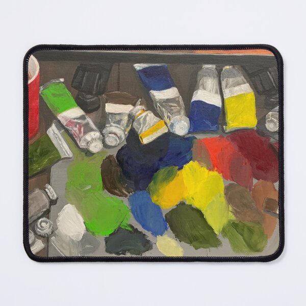 Item preview, Artist Tools palette, tubes, paintbrush oil painting coffee designed and sold by ArtByAMReisig.